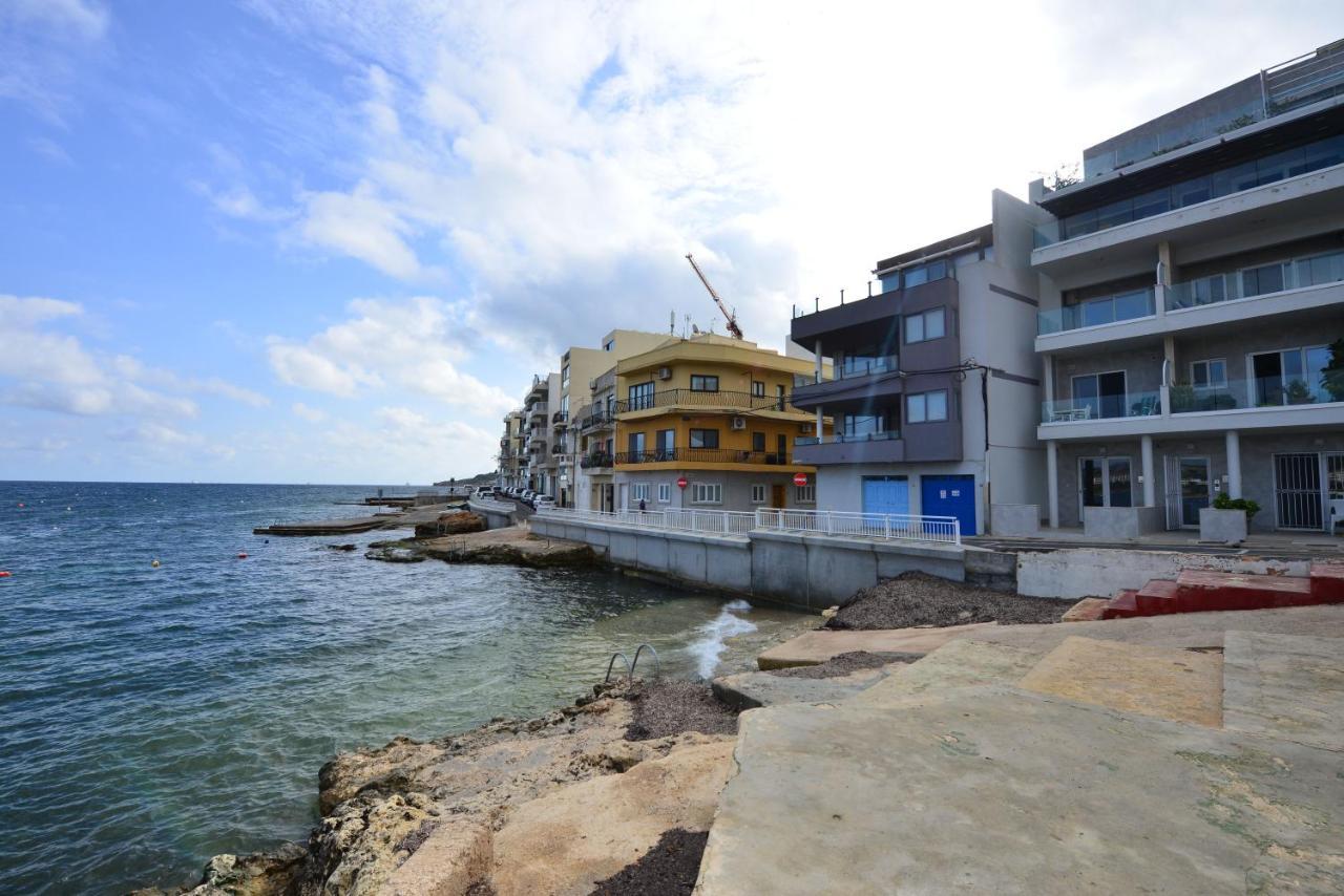 Beachfront With Seaviews Apartment No56 Award Winner Unbeatable Location For Closeness To The Sea Ideal For Guests Looking For Winter Spring And Autumn Breaks In Sunny Malta Also Ideal For Coastal Hikers Mellieħa Eksteriør bilde